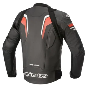 ALPINESTARS GP PLUS R V3 RIDEKNIT LEATHER JACKET BLACK, BRIGHT RED