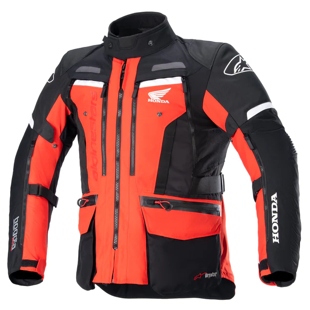 ALPINESTARS HONDA BOGOTA PRO DRYSTAR JACKET RED, BLACK