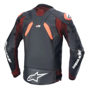 ALPINESTARS GP PLUS R V4 RIDEKNIT LEATHER JACKET BLACK, RED