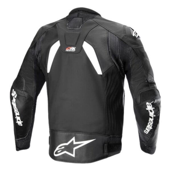 ALPINESTARS GP PLUS R V4 RIDEKNIT LEATHER JACKET BLACK, WHITE - Image 2