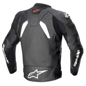 ALPINESTARS GP PLUS V4 LEATHER JACKET BLACK, WHITE