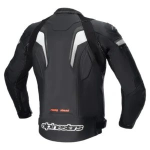 ALPINESTARS GP PLUS R V3 RIDEKNIT LEATHER JACKET BLACK, WHITE