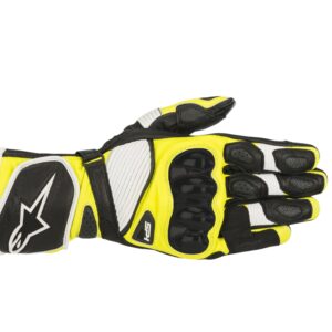 ALPINESTARS SP-1 V2 HI-VIS FLUO LEATHER RACING & SPORT MOTORCYCLE GLOVES