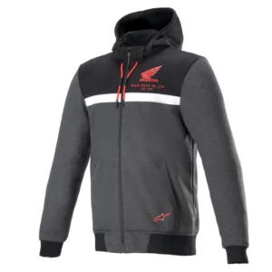 ALPINESTARS HONDA CHROME STREET HOODIE BLACK, RED