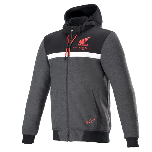 ALPINESTARS HONDA CHROME STREET HOODIE BLACK, RED