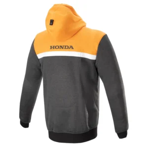 ALPINESTARS HONDA CHROME STREET HOODIE BLACK, YELLOW