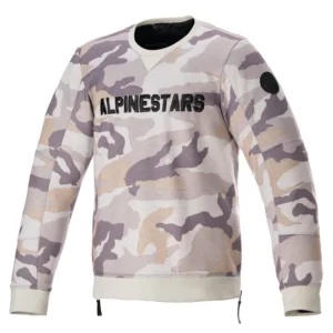 ALPINESTARS LEGIT CREW FLEECE LIGHT GREY CAMO