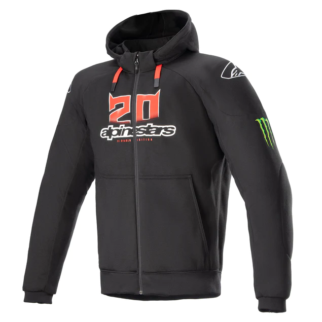 ALPINESTARS FQ20 CHROME IGNITION MONSTER HOODIE BLACK