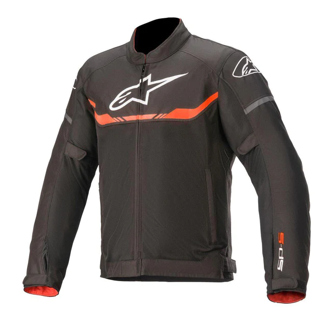 ALPINESTARS T-SPS AIR JACKET BLACK, RED FLUO
