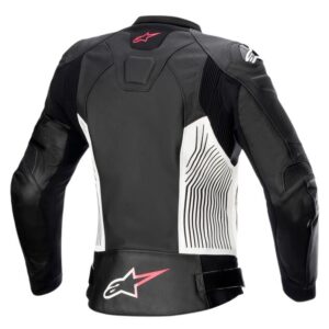 ALPINESTARS STELLA GP PLUS V4 LEATHER JACKET BLACK, WHITE, PINK