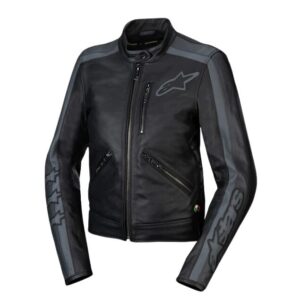 ALPINESTARS STELLA DYNO LEATHER JACKET BLACK