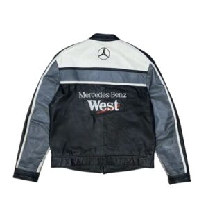 MERCEDES BENZ MCLAREN F1 WEST LEATHER JACKET