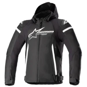 ALPINESTARS ZACA WATERPROOF JACKET BLACK, WHITE
