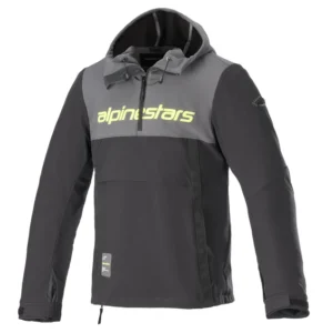 ALPINESTARS SHERPA HOODIE TAR GREY, YELLOW