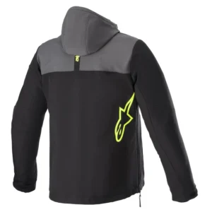 ALPINESTARS SHERPA HOODIE TAR GREY, YELLOW