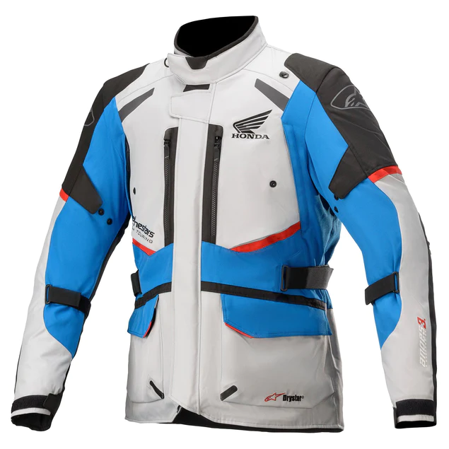 ALPINESTARS HONDA ANDES V3 DRYSTAR JACKET ICE GREY, BLUE