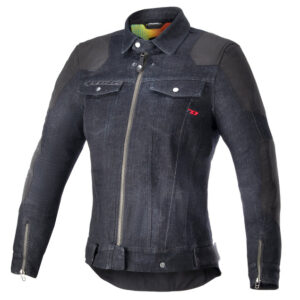 ALPINESTARS X DIESEL AS-DSL SAKURA DENIM WOMEN’S JACKET RINSE BLUE, BLACK