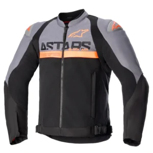 ALPINESTARS SMX AIR JACKET BLACK, DARK GREY, ORANGE FLUO