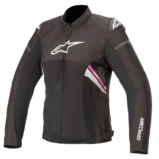 ALPINESTARS STELLA T-GP PLUS R V3 AIR JACKET BLACK, WHITE, FUCHSIA