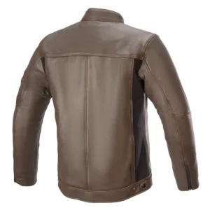 ALPINESTARS TOPANGA LEATHER JACKET BROWN