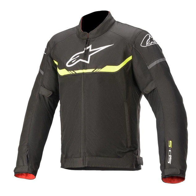 ALPINESTARS T-SPS AIR JACKET BLACK, YELLOW FLUO