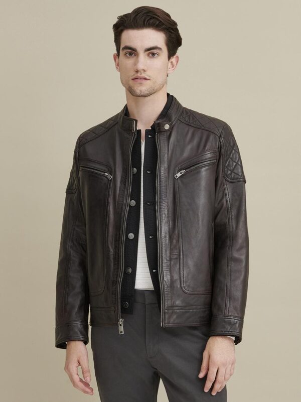 Mason Quilted Leather Jacket - Image 8