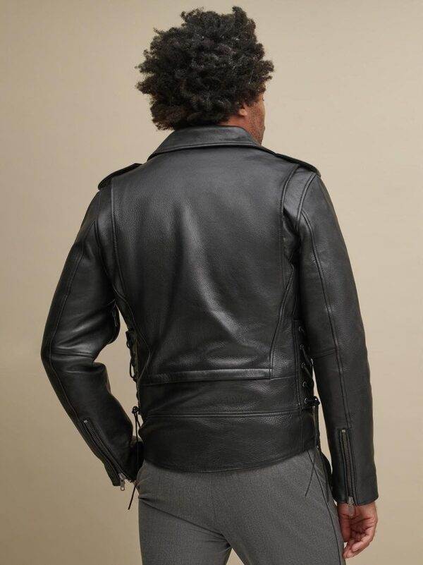 Finn Leather Rider Jacket with Thinsulate Lining - Image 2