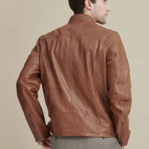 MOTO STYLISH SHEEP LEATHER JACKET