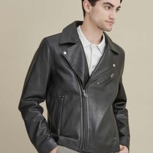 Charlie Leather Moto Jacket