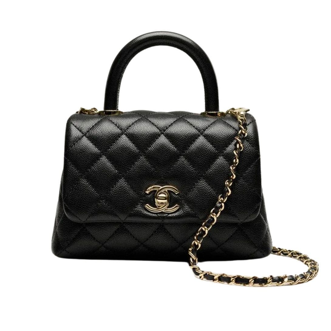 CHANEL MINI FLAP BAG WITH TOP HANDLE - Image 5