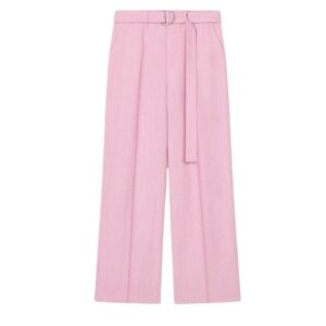 NANUSHKA BENTO SILK VISCOSE TWEED PANTS PINK