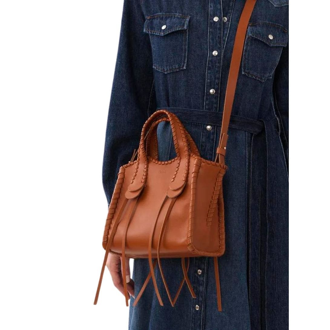 CHLOE SMALL MONY TOTE BAG CARAMEL - Image 2