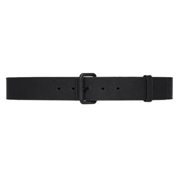 GUCCI GG RUBBER-EFFECT BELT