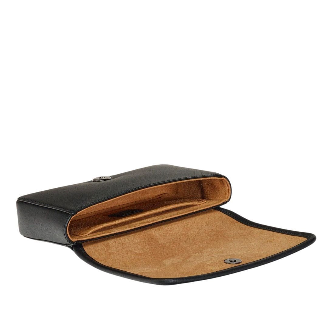 MCM AREN CAMERA BAG IN SPANISH CALF LEATHER BLACK - Image 4