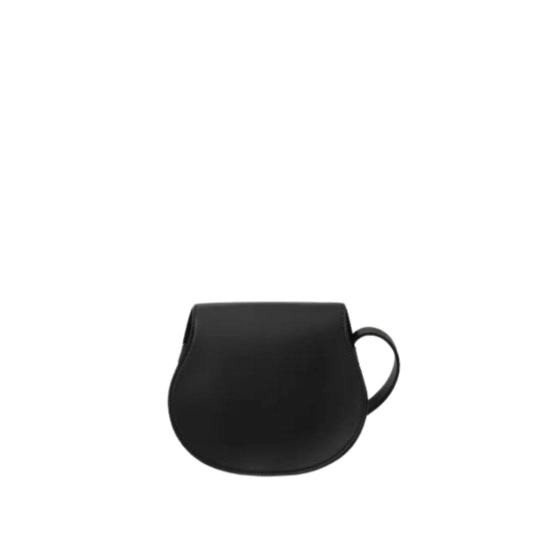 CHLOE MARCIE SMALL SADDLE BAG BLACK - Image 2