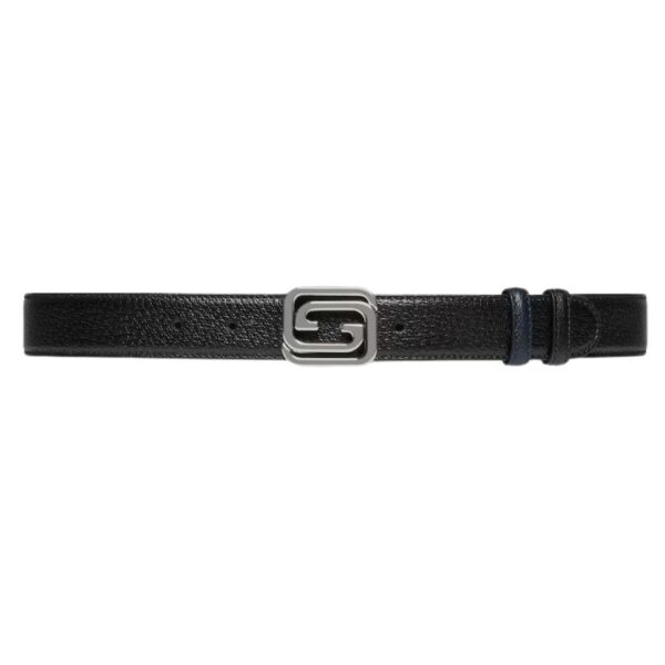 GUCCI REVERSIBLE BELT WITH SQUARED INTERLOCKING G