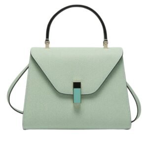 VALEXTRA ISIDE PLEXI TOP HANDLE MINI BAG