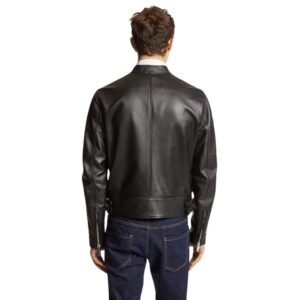 DSQUARED2 LEATHER BIKER BOMBER