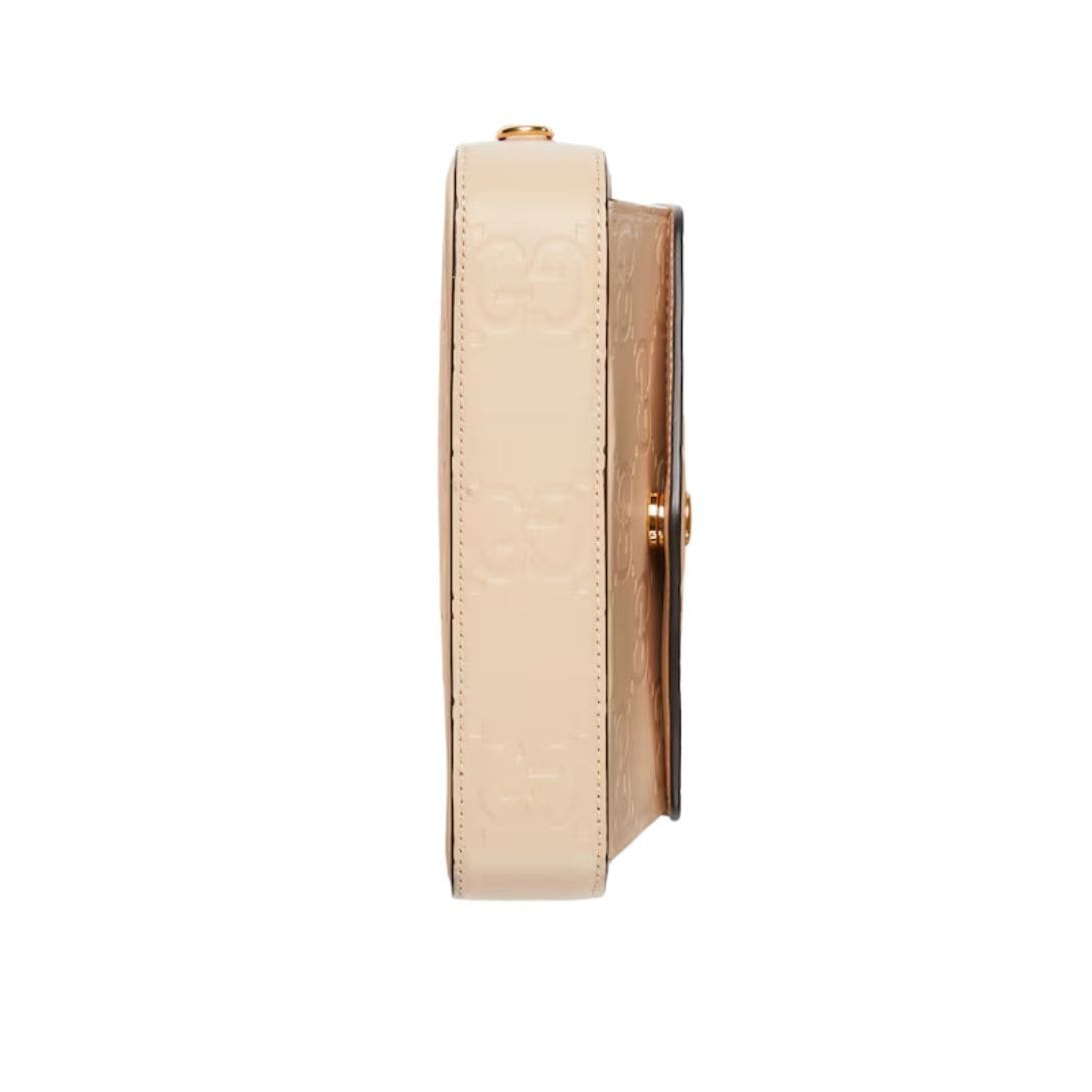 GUCCI GG SUPER MINI SHOULDER BAG IN LIGHT BEIGE - Image 6