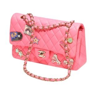 CHANEL CLASSIC 11.12 HANDBAG CORAL PINK