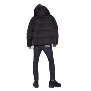 DSQUARED2 VELCRO LOGO ZIP PUFFER