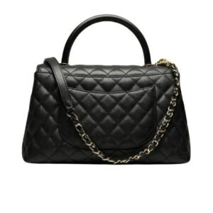 CHANEL LARGE FLAP BAG WITH TOP HANDLE