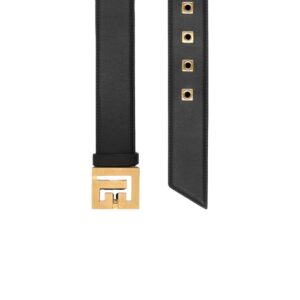 BALMAIN LEATHER P-BELT