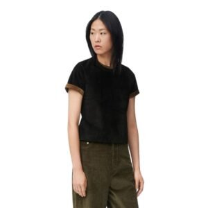 LOEWE TOP IN SUEDE CALFSKIN