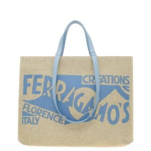 FERRAGAMO TOTE BAG WITH LOGO (L)