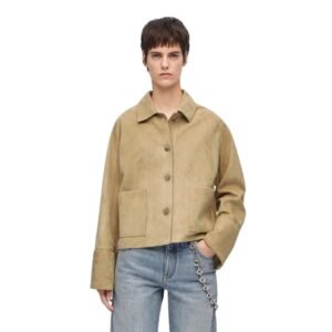 LOEWE TURN UP SUEDE LAMBSKIN