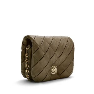 LOEWE GOYA PUFFER BAG IN SHINY LAMBSKIN