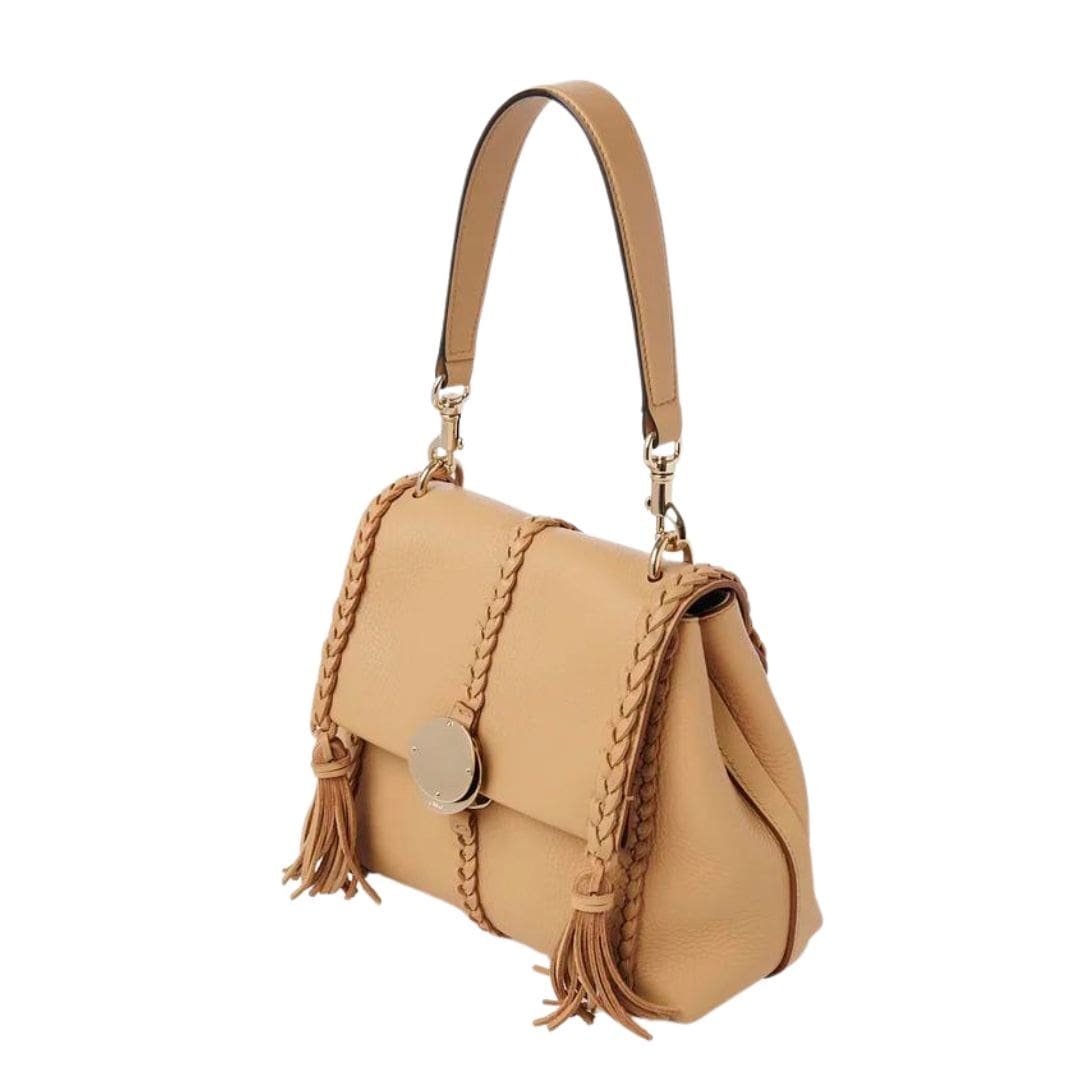 CHLOE PENELOPE SMALL SOFT SHOULDER BAG MILKY BROWN - Image 3