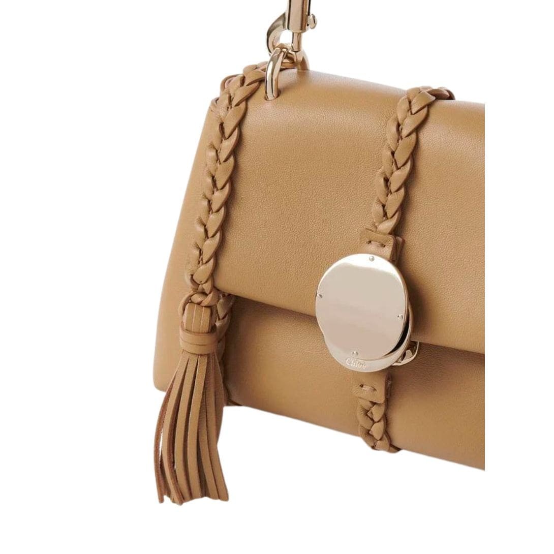 CHLOE PENELOPE MINI SOFT SHOULDER BAG CREAMY BROWN - Image 2