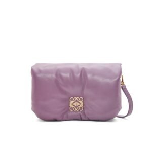 LOEWE GOYA PUFFER MINI BAG IN SHINY LAMBSKIN